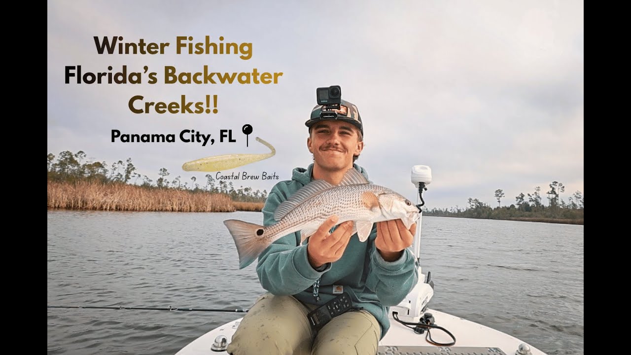 Winter Fishing Florida's Backwater Creeks!! - Panama City FL