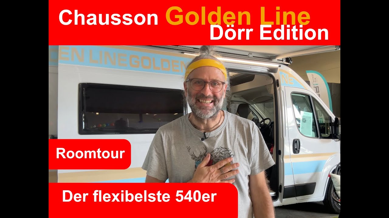 49.990 € - kurz, knackig, komfortabel: Der Chausson Golden Line als Dörr Edition - 5,40 m im Fokus