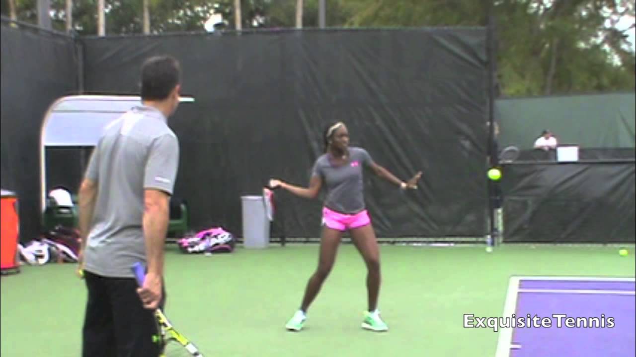 Sloane Stephens- Slow Motion Forehands in HD