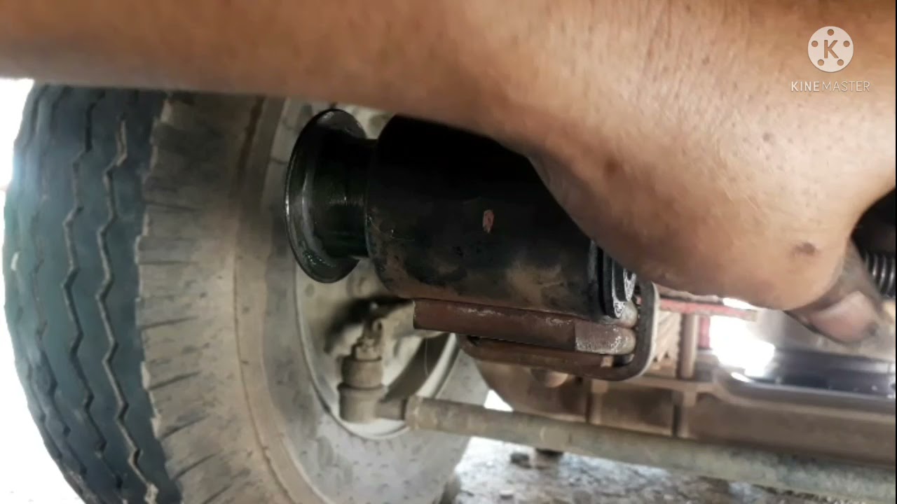 Cara mengganti karet per mobil Dyna
