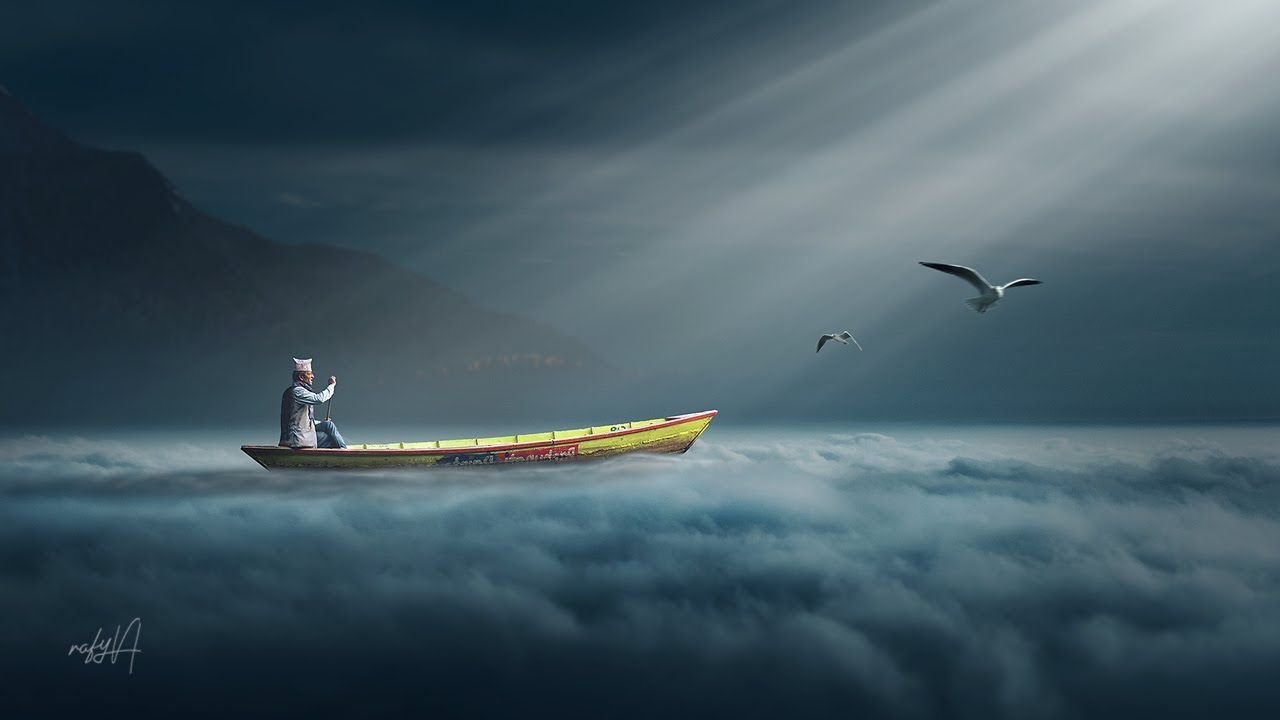 Light Beam Photo Manipulation Effect Photoshop Tutorial