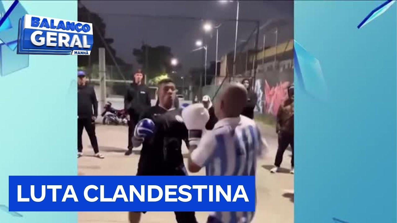 Jovens promovem lutas clandestinas em praças públicas de Osasco (SP)