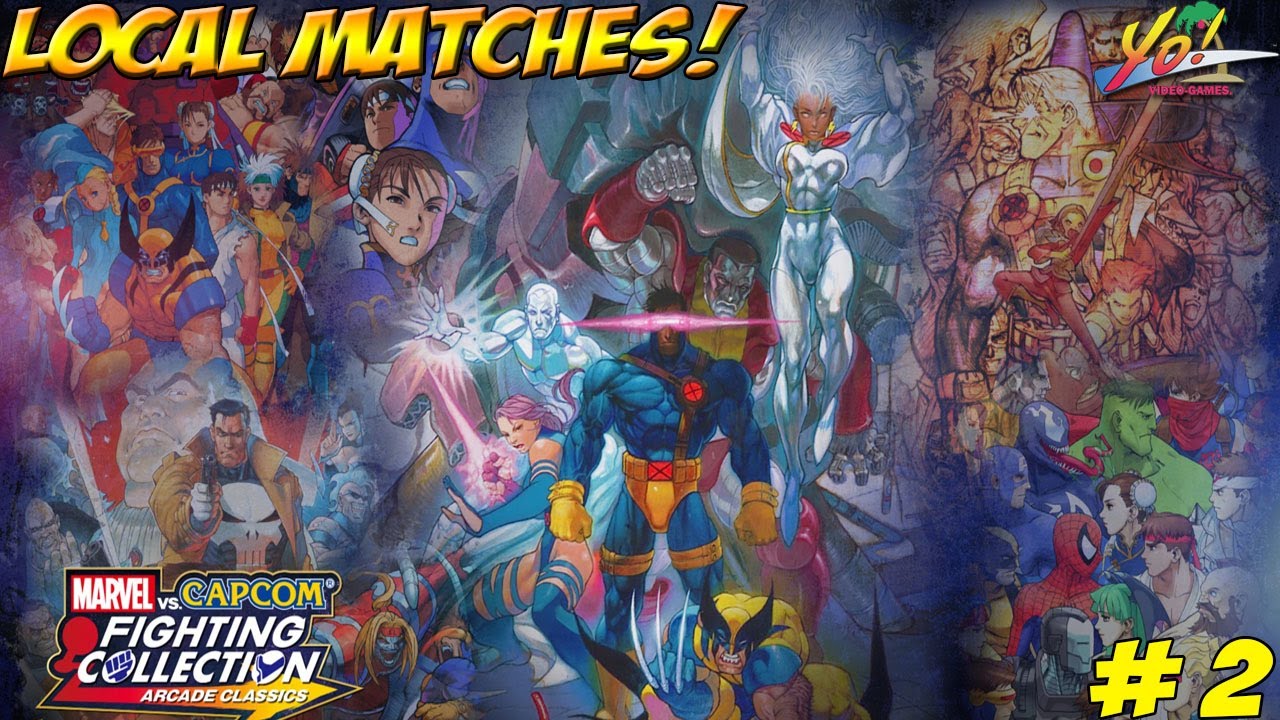 Marvel vs Capcom Fighting Collection: Arcade Classics! Local Matches Part 2 - YoVideogames