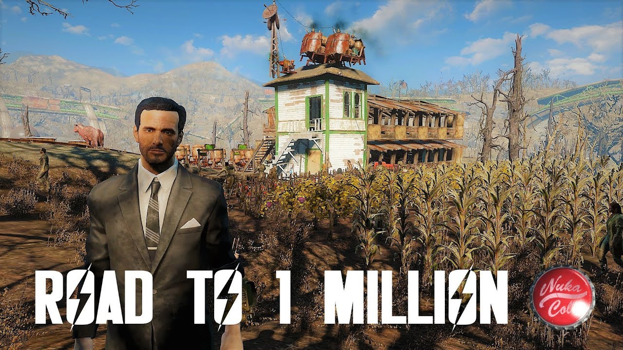 Fallout 4 - New Adhesive/XP farms! | Reaching 275000+ caps at level 50!