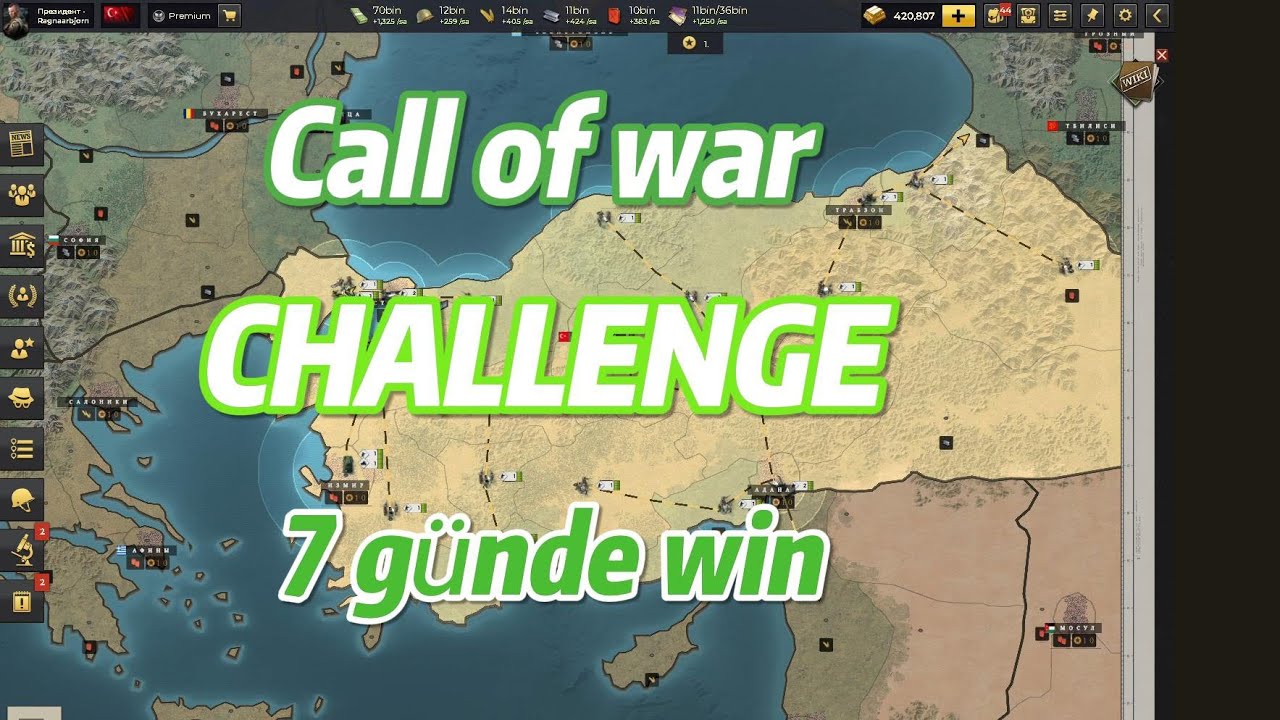 Challenge ! 7 günde win alacaz, takipte kalınız. #history #callofwar #oyun 