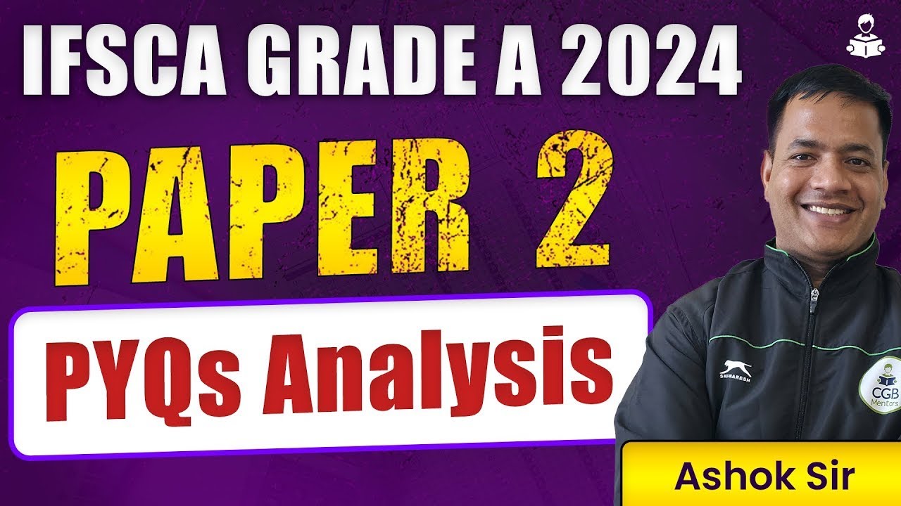 IFSCA Grade A Paper 2 PYQs Analysis | IFSCA Grade A 2025 Notification| IFSCA Grade A Phase 2 cut off