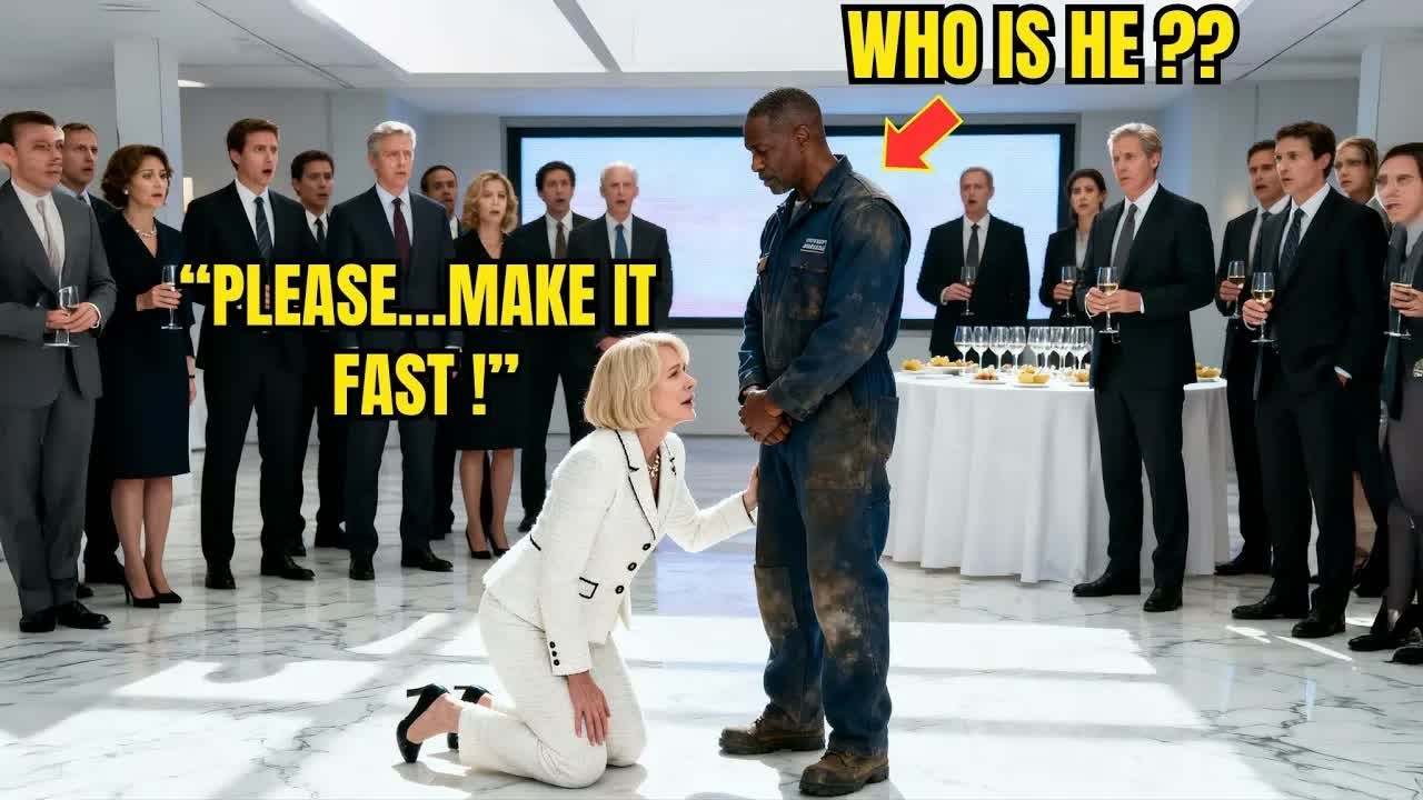 ＂Please…Make It Fast＂ CEO Begged — Black Janitor's Hands Moved and the Entire Room Went Silent