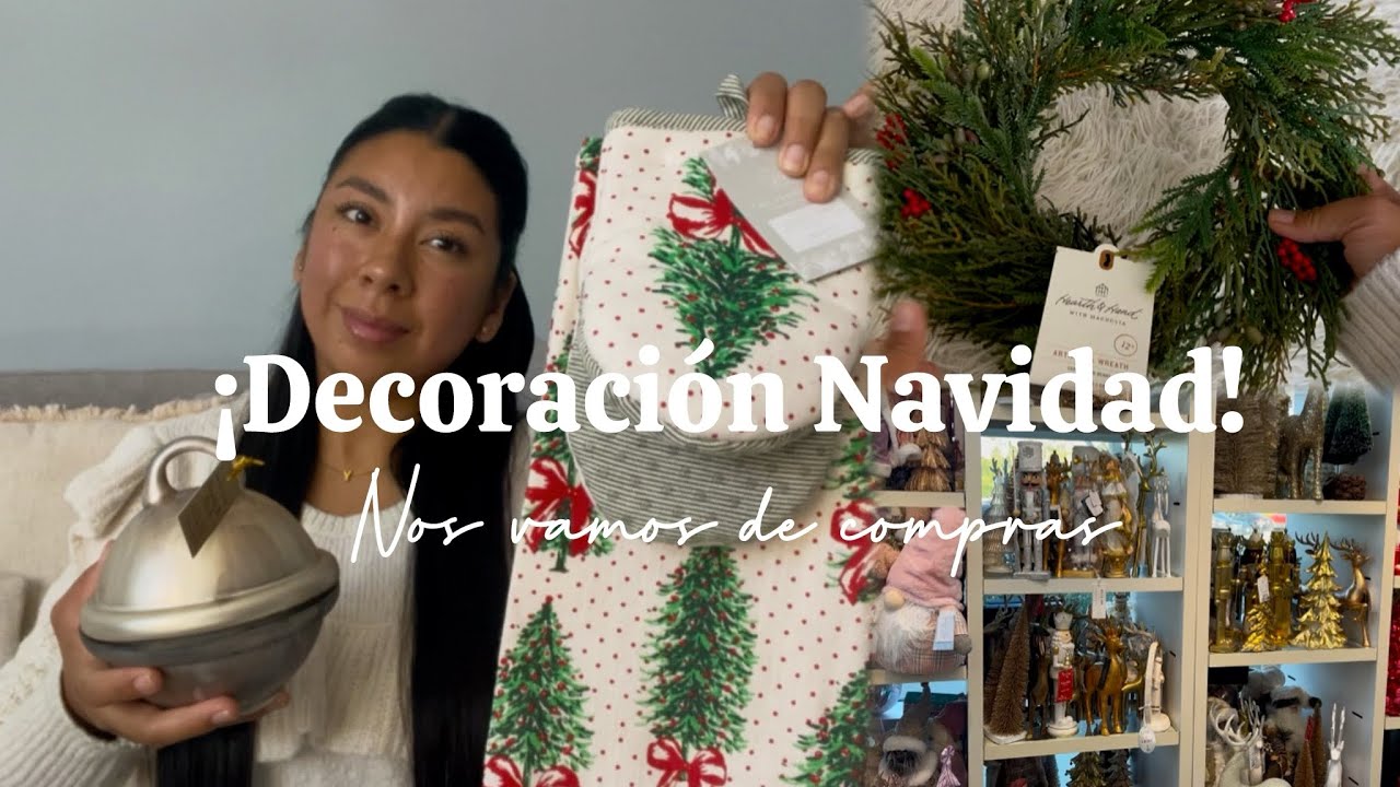 ¡DECORACIÓN DE NAVIDAD!🎄| NOS VAMOS DE COMPRAS | HAUL NAVIDEÑO