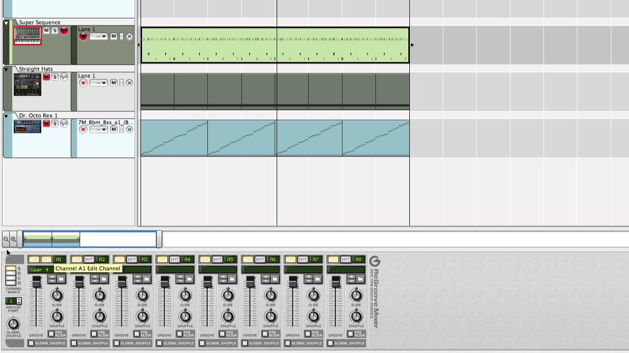 How to add groove with ReGroove - Reason Tips