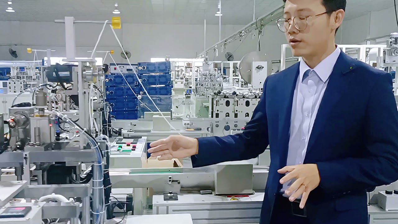 Automatic Plane Color Tracking And Positioning Mask Machine