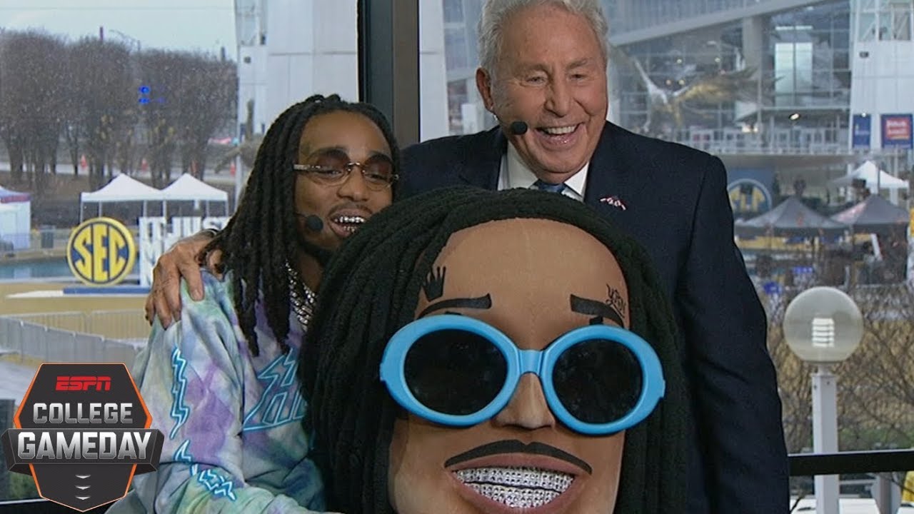 Lee Corso headgear pick for Alabama vs. Georgia with Quavo | College GameDay