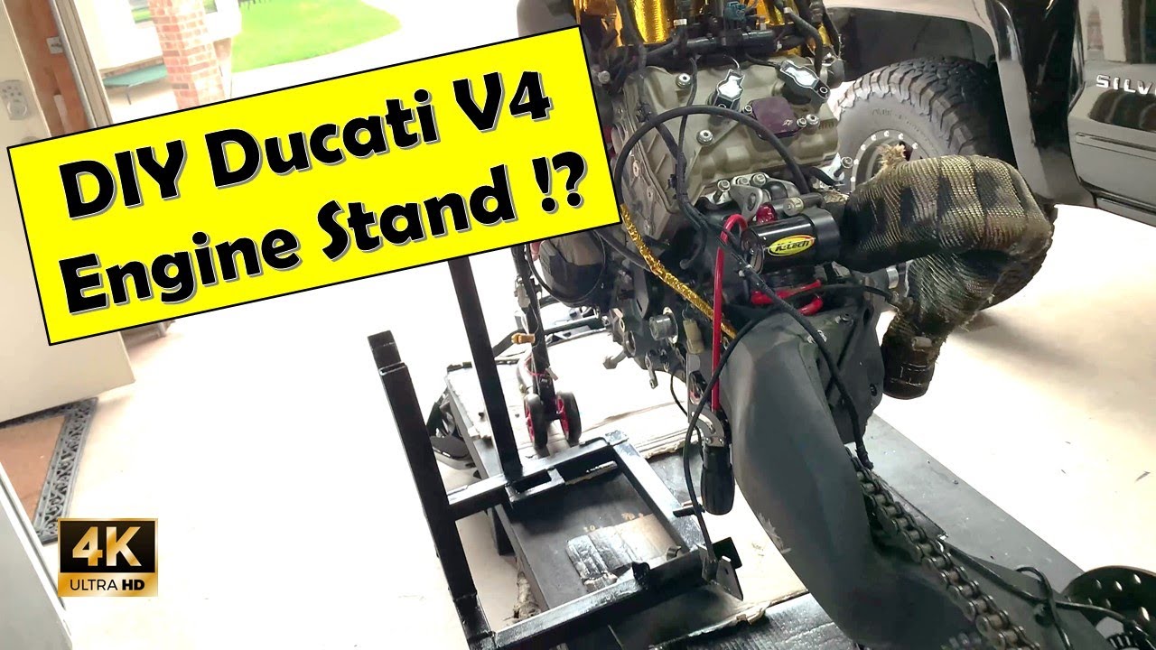 Ducati V4 | DIY Engine Stand | Rebuild Pt. 2