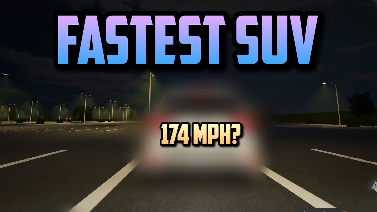 Fastest Suv Under 100K | Roblox Greenville