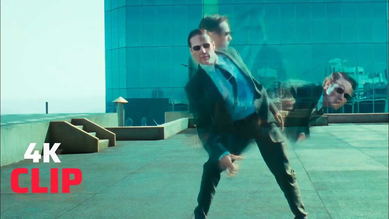MATRIX/NEO DODGING BULLET SCENE 4K#matrix #matrixmovie #actionscenes #fightscenes
