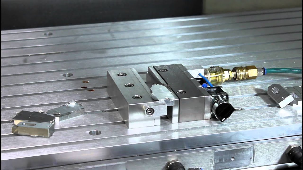 Pneumatik Spannsystem ++ kurze Rüstzeit - CNC - extremer Halt - Schraubstock ++