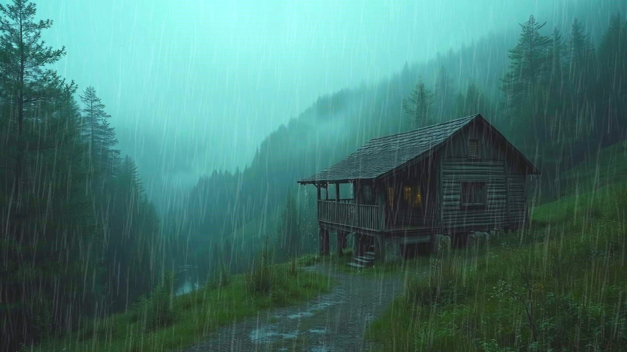 Forest Rain Sounds for Sleeping | Fall Asleep Fast & Stay Asleep 😴