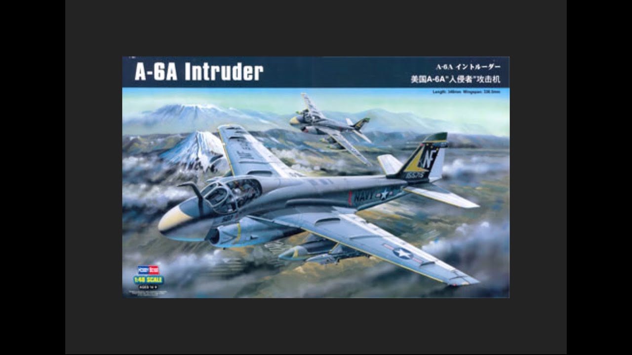 Hobbyboss 1/48 A-6A Intruder Scale Model Review