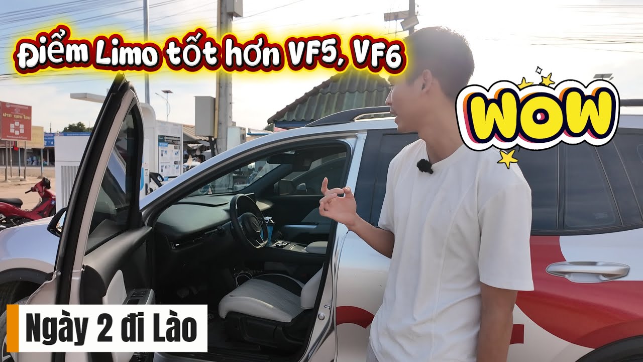 [VinFast Limo đi Lào] Test khả năng tương thích của Limo Green với sạc trụ bên Lào | Xế Cộng
