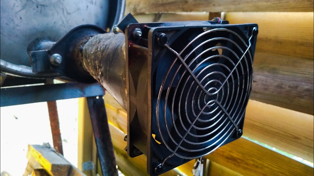 Forge fan build - Made with computer 12V fan.