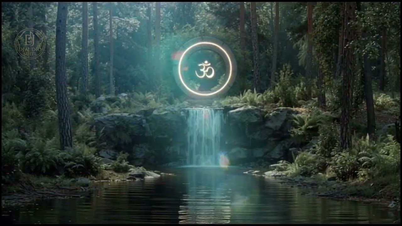 #quotes The Mystic Om Portal: A Magical Gateway in the Forest.
