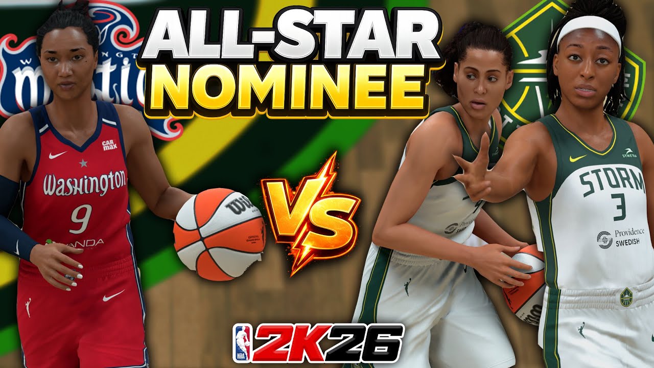 Kiana Is ALL-STAR NOMINATED! Seattle Raining 3s! WNBA 2K26 MyCareer Gameplay Part 12 