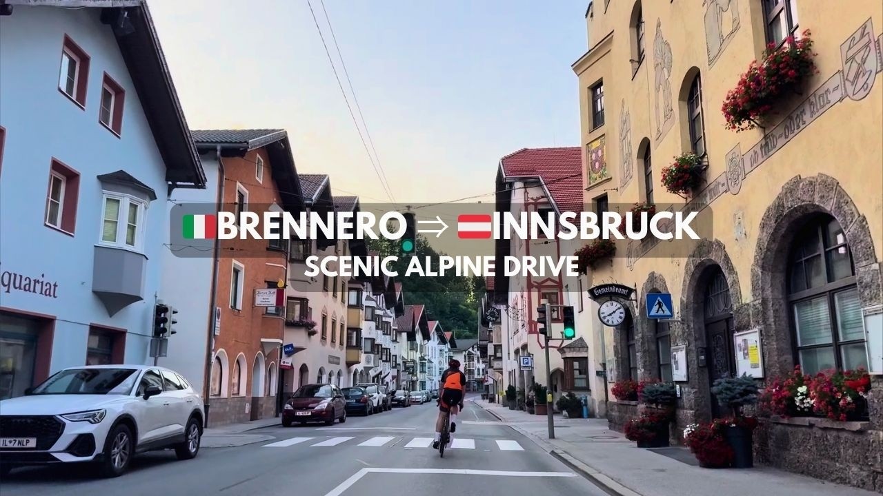 🇮🇹 Brenner Pass to 🇦🇹 Innsbruck ⇒ Epic Alpine Drive in 4K HDR | Tirol, Austria