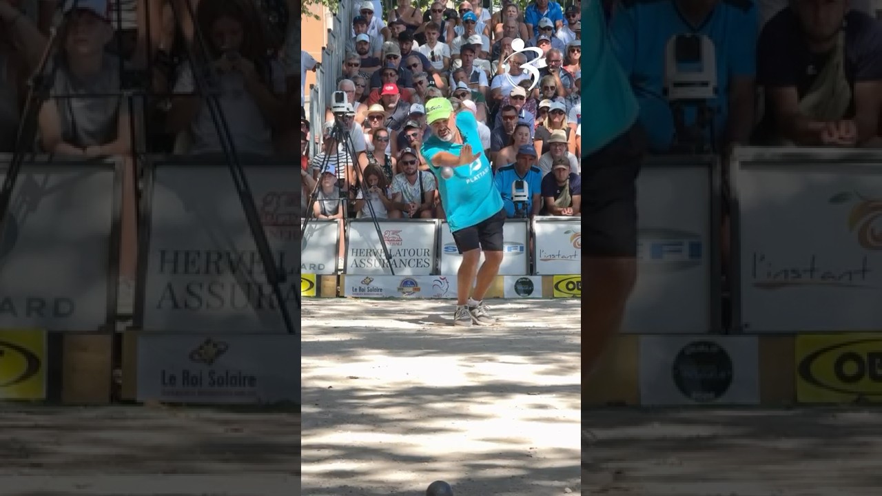 HENRI LACROIX en demi finale &agrave; Tr&eacute;voux - P&eacute;tanque de haut niveau