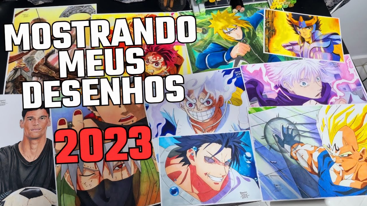 Mostrando meus Desenhos de 2023 | Minha evolução