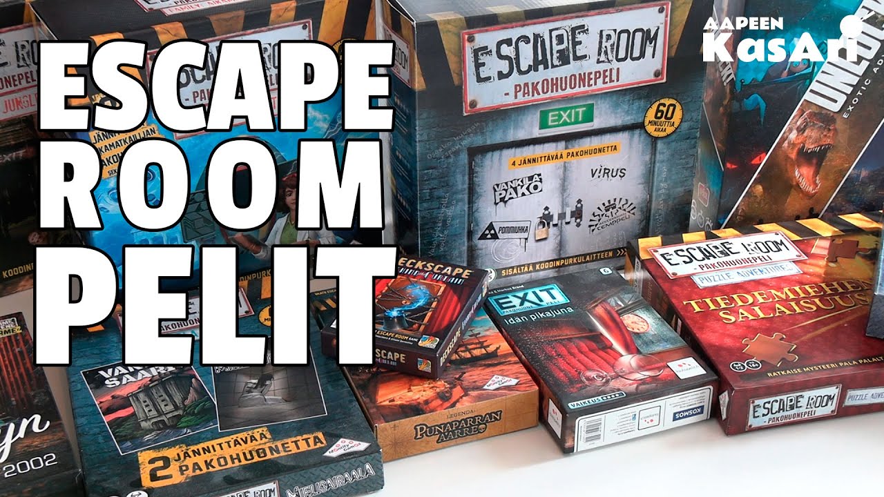 Pakohuonepelit | Testit ja kokemukset | #escaperoom #pakohuone #testi