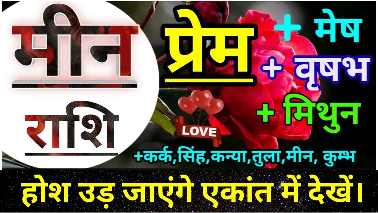 मीन राशि का प्रेम संबंध,मीन राशि का वैवाहिक संबंध❤️Meen Rashi love life,And marriage life,