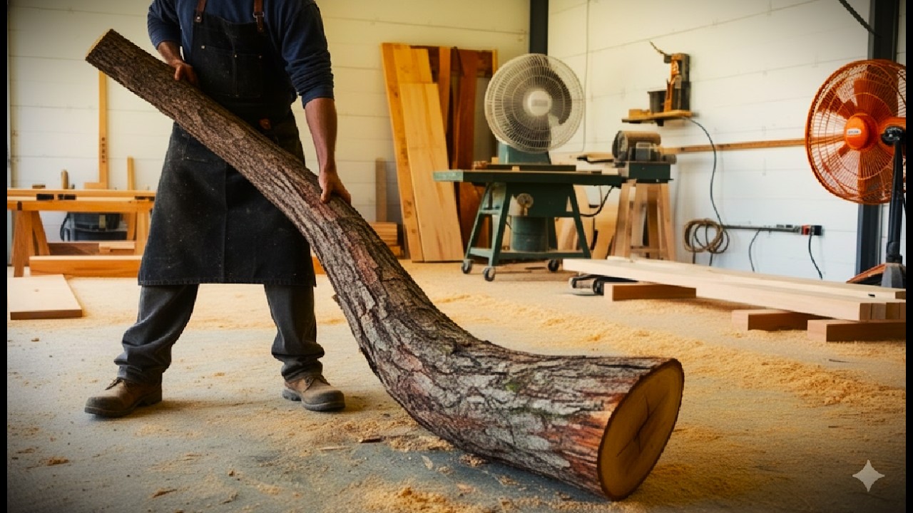 Don't Miss- Make Your Own Rocking Chair From A Strangely Shaped Bent Branch.