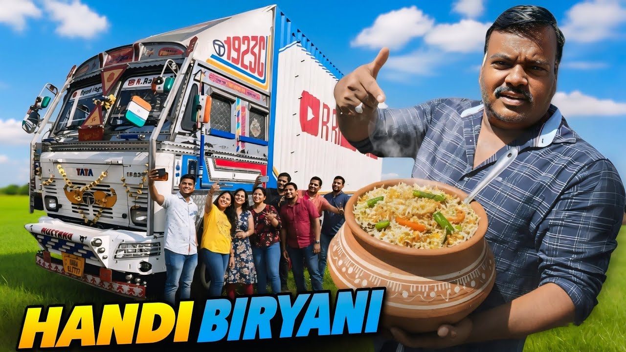 Aaj khaenge Special Handi Biryani 😋 || Truck Load Nahi Ho Raha