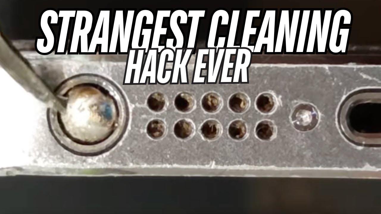 Cleaning iPhone Ports and PS Controller with Hot Glue | Satisfying