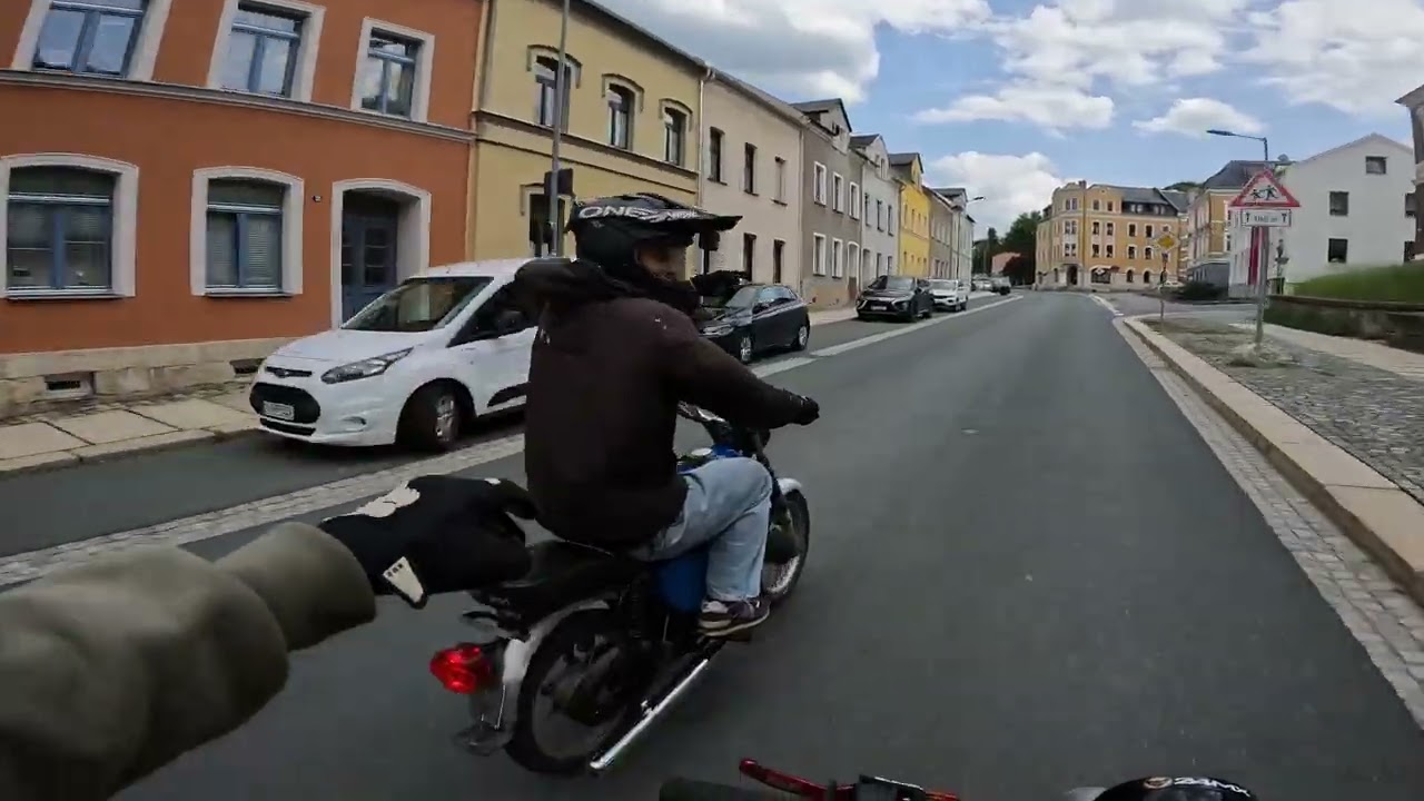 Simson Lifestyle Vogtland 2025 - Wheelie and fun