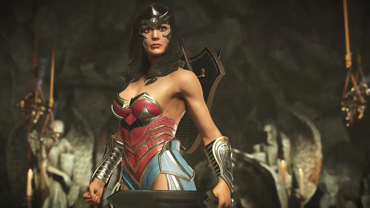 Injustice 2 : Wonder Woman Vs Black Adam - All Intro/Outros, Clash Dialogues, Super Moves