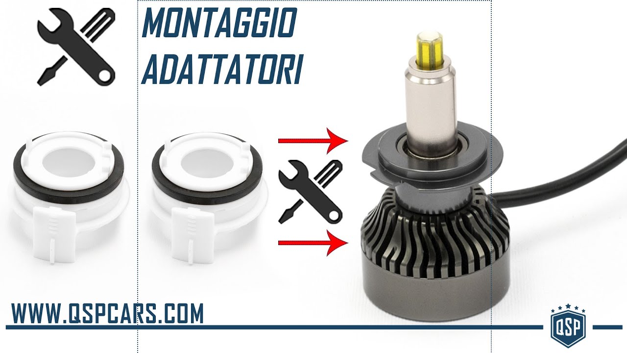 Montaggio Adattatori H7 PER Bmw serie 3 E46 su Kit LED QualitySpCars | Tutorial QSPCARS .COM