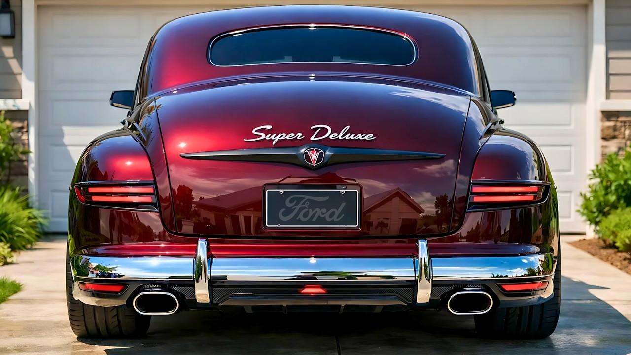 Legenda lat 40. odrodzona! Ford Super Deluxe z 2026 roku zachwyca...