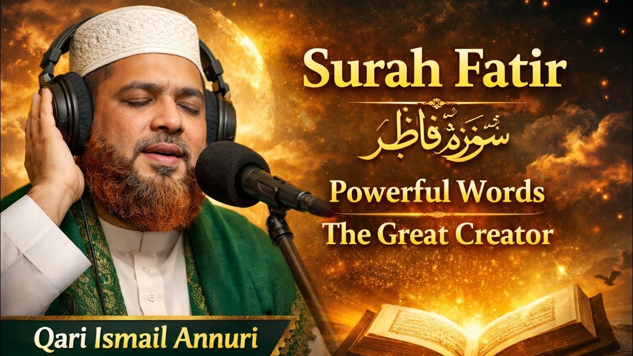 Surah Fatir Recitation by Qari Ismail Annuri | Powerful & Heart-Touching Tilawat
