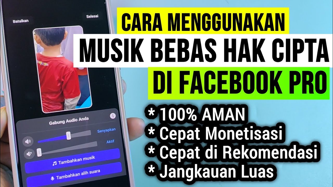 Cara menggunakan musik bebas hak cipta di facebook | musik yang aman di fb pro