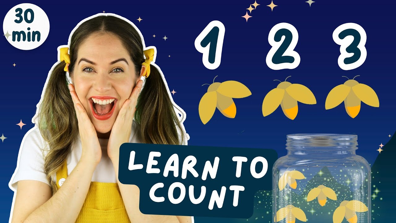 ✨ Counting Fireflies + More! Learn to Count 1 to 10 | Toddler learning