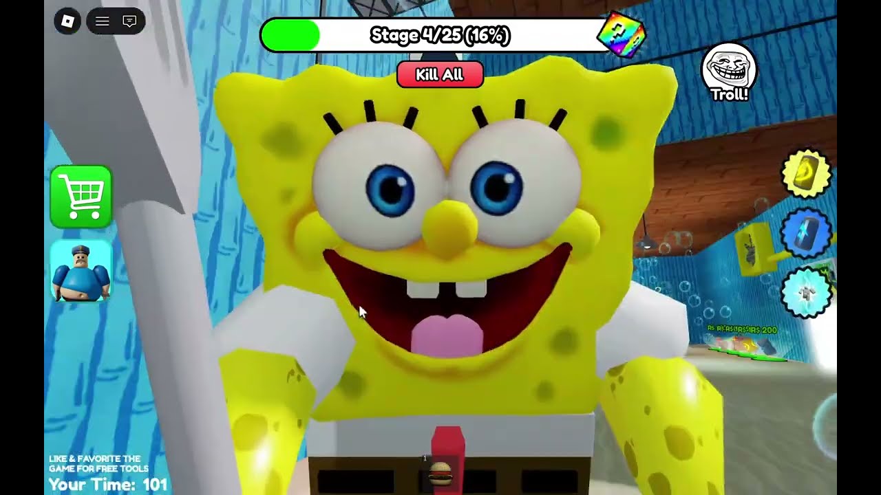MAIN ROBLOX BARENG SPONBOB