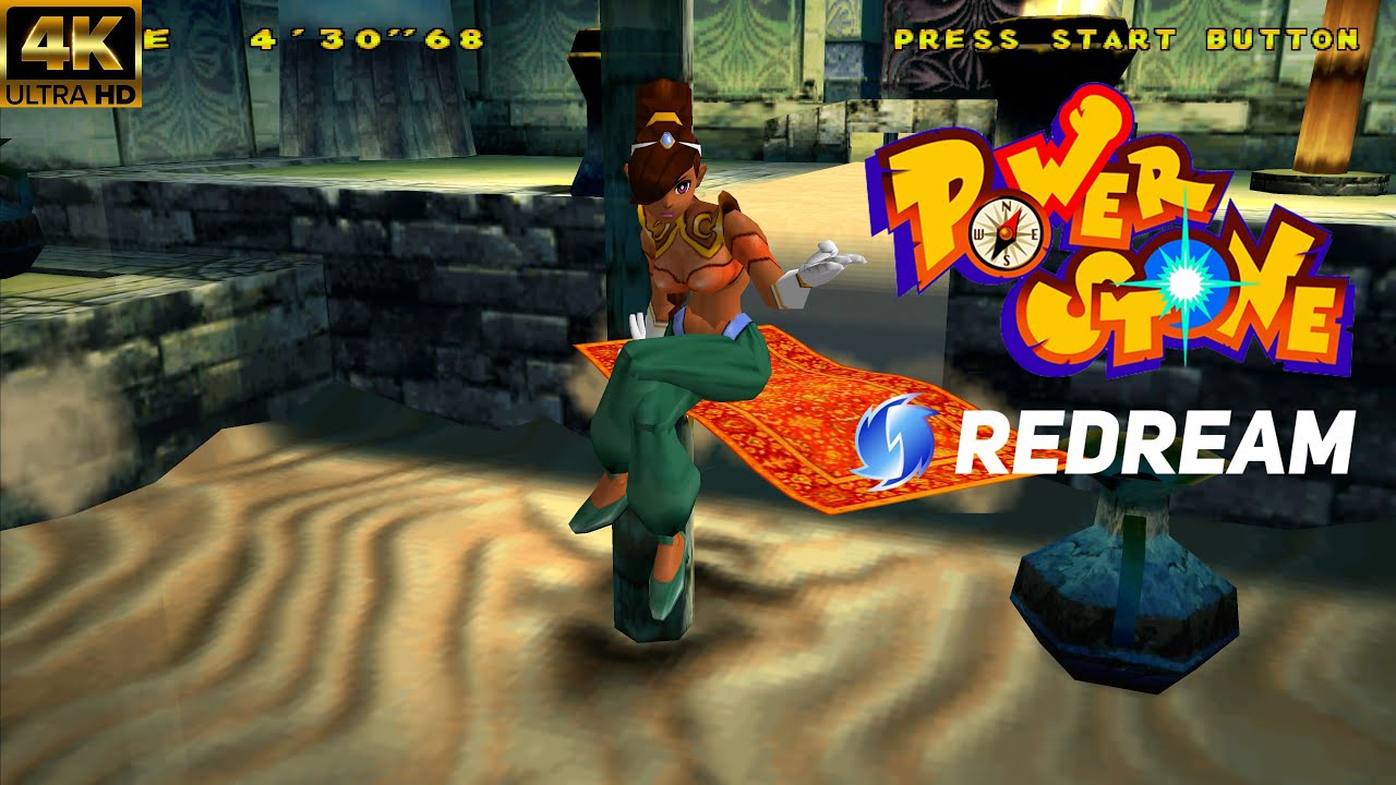 ReDream 1.5.0-1044 | Power Stone 4K 60FPS UHD Widescreen | Dreamcast Emulator PC Gameplay