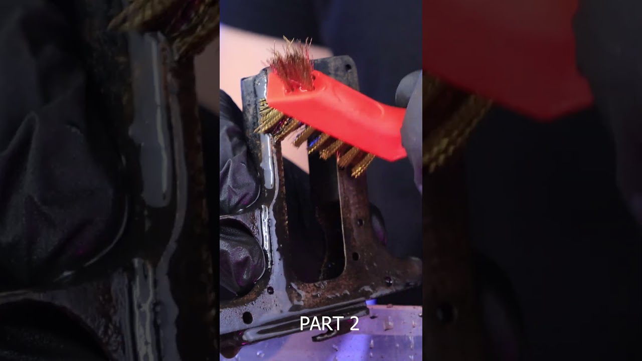 Реставрация редкого пистолета | Frommer 29 Часть 2 #Shorts