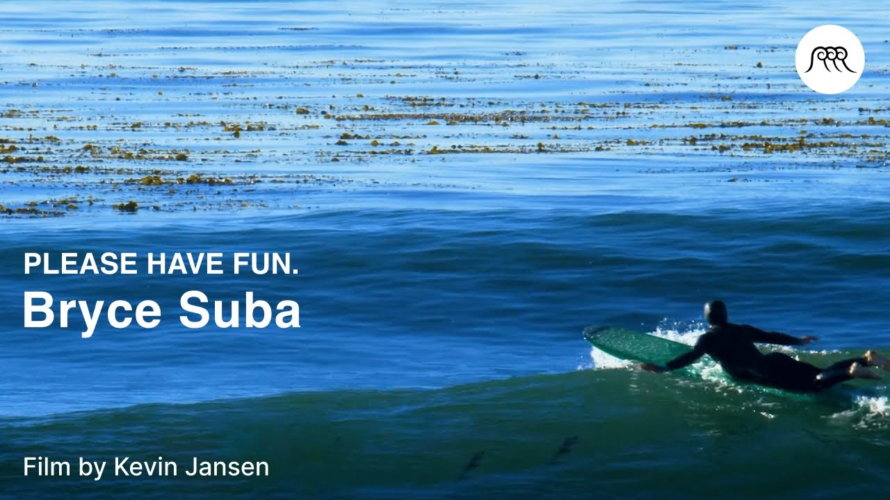 Bryce Suba surfing longboard | excerpt from 