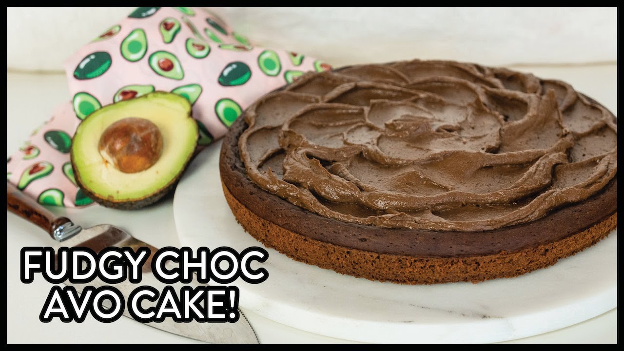 Fudgy Chocolate Avocado Cake With Chocolate Avocado Buttercream | Le Bon Baker