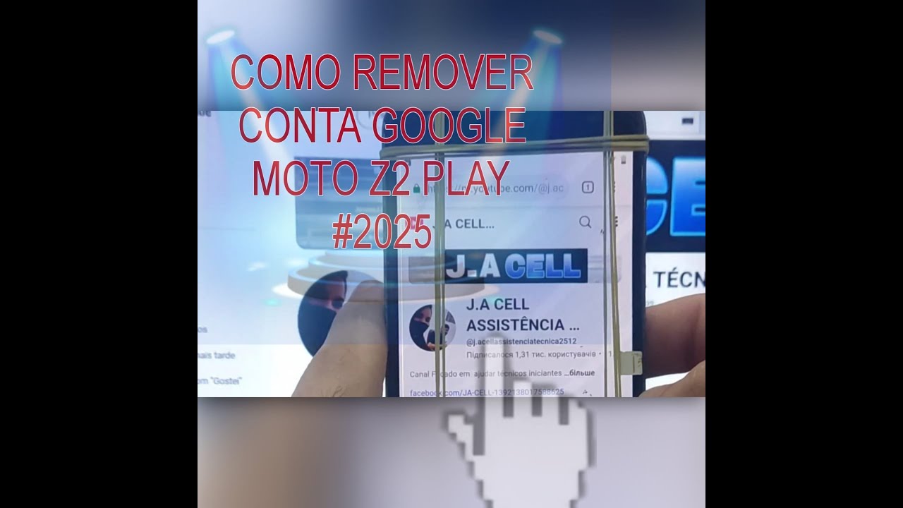 Como remover conta Google  Moto Z2 Play #2025 #desbloqueio