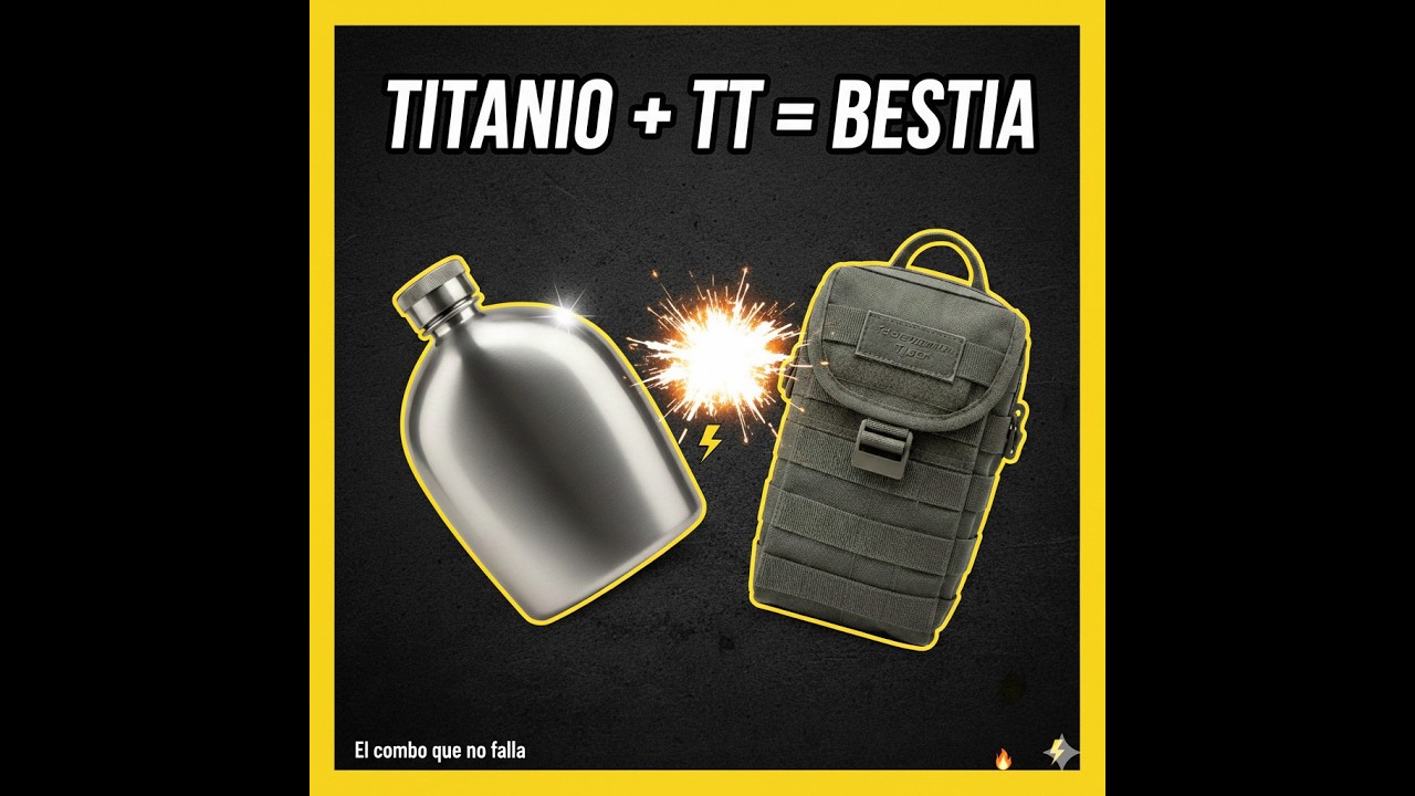 Este combo Titanio + Tasmanian Tiger está arrasando… y ya verás por qué