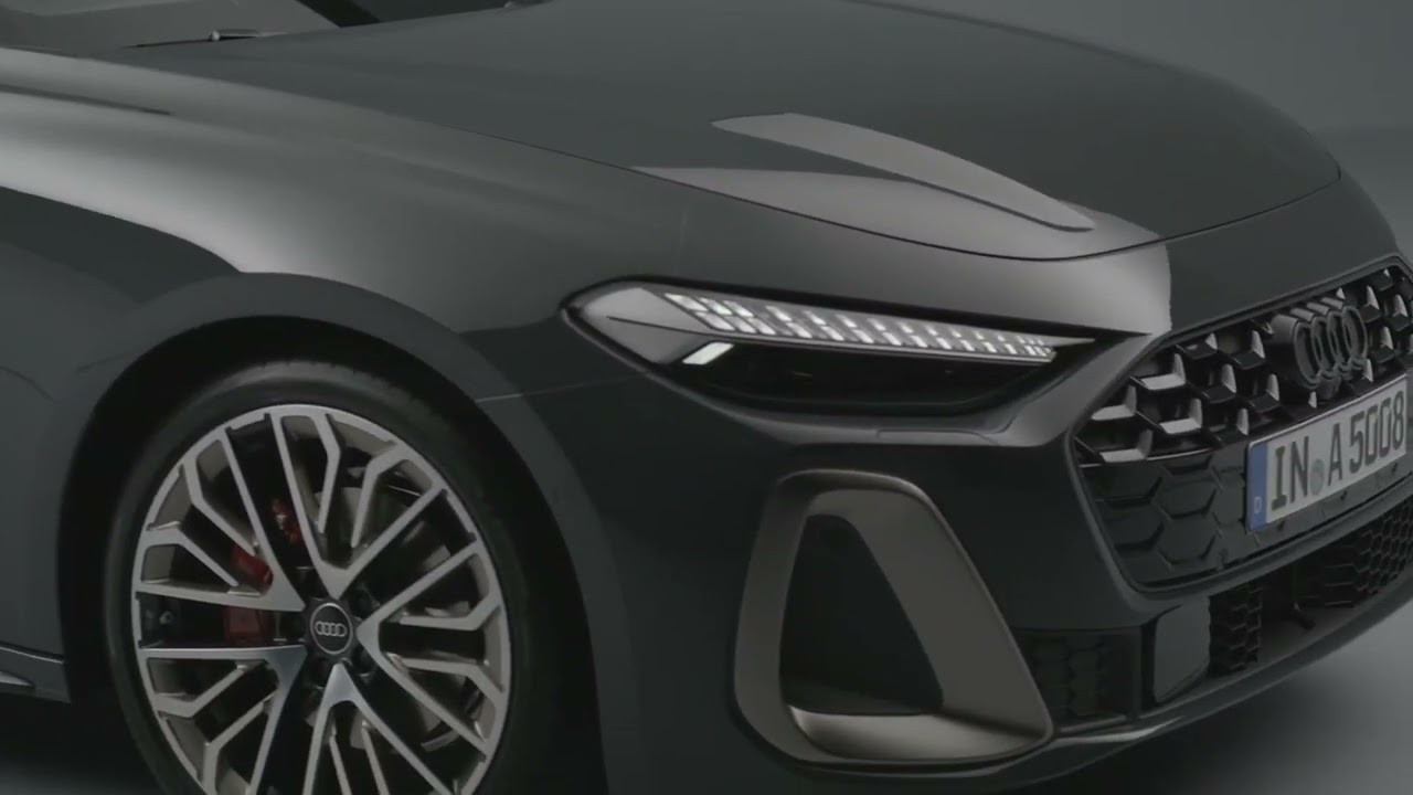 2025 Audi A5 Sedan Exterior And Interior Design In Magnetic Grey Colour