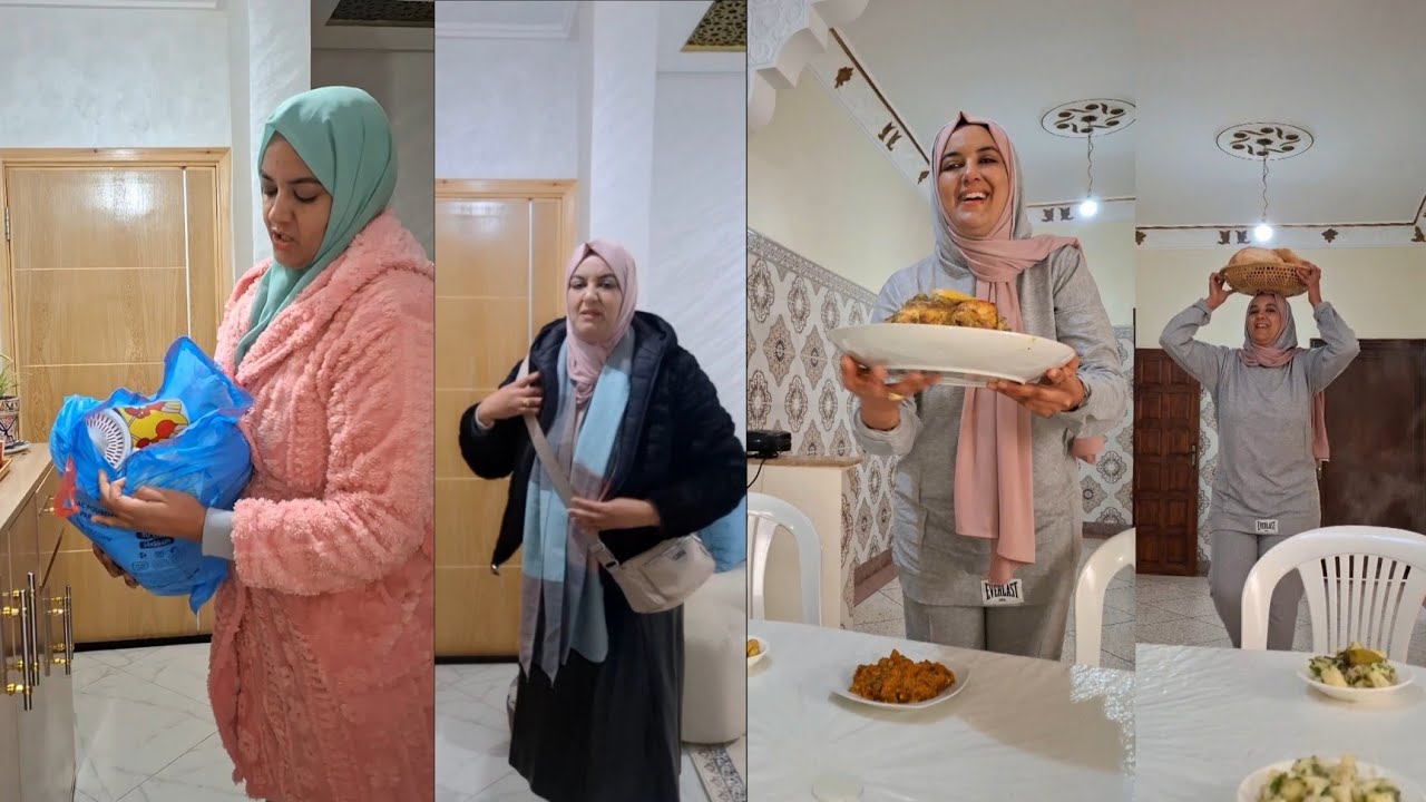 نزلت الماعن الزايدين في كوزينتي قدام الباب  ومشيت لدارنا والوايدة عرضت على ولادها للغداء 