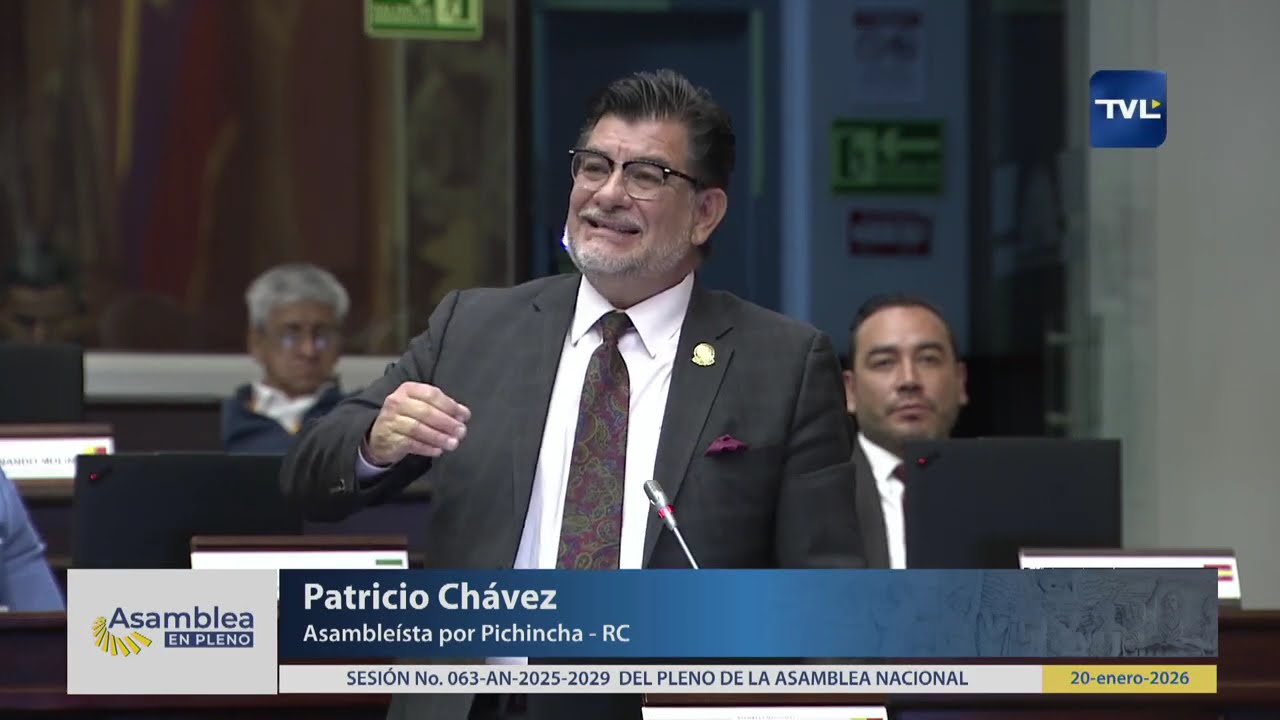 Asambleísta Patricio Chávez - Sesión 063